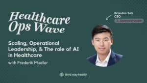 Brandon Sim, CEO of Astrana Health, discusses healthcare innovation and AI in a webinar.