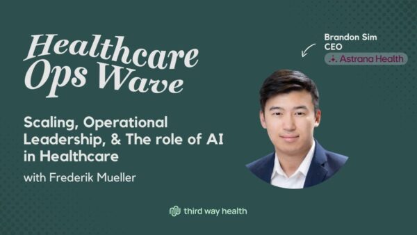 Brandon Sim, CEO of Astrana Health, discusses healthcare innovation and AI in a webinar.