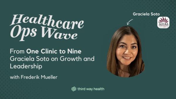 Graciela Soto, healthcare leader, featured in Healthcare Ops Wave event.