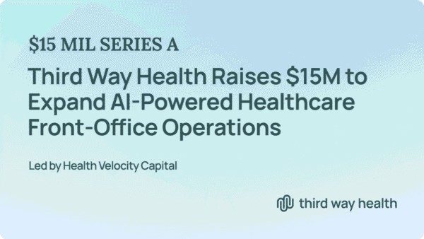 Third Way Health logo with healthcare and AI themes.